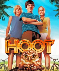 Hoot Poster paint by number