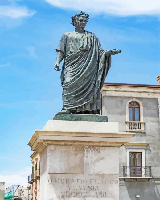 Horace Statue Paint By Numbers
