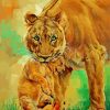 Lioness And Cubs paint by number