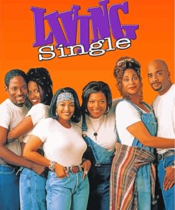 Living Single Poster paint by number