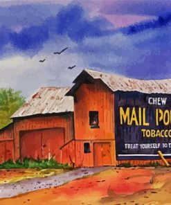 Mail Pouch paint by number