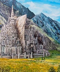 Minas Tirith paint by number