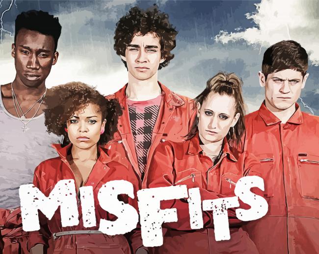 Misfits Serie Poster Paint By Numbers