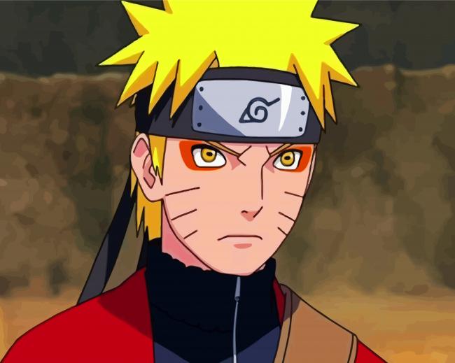 Naruto Sage Mode Anime paint by number
