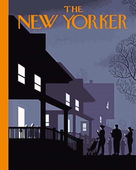 New Yorker Magazine Poster Paint By Numbers