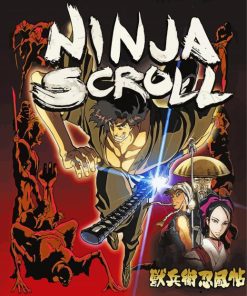 Ninja Scrolls Anime Poster Paint By Numbers