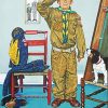 Norman Rockwell Boy Scout paint by number