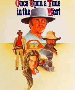 Once Upon A Time In The West Western Film paint by number