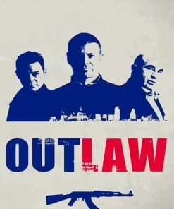Outlaw Movie Poster Paint By Numbers