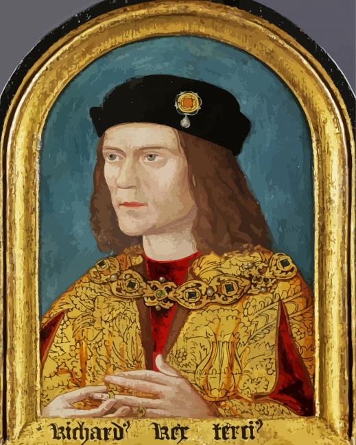 Richard III Portrait paint by number