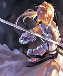Saber Lilly paint by number
