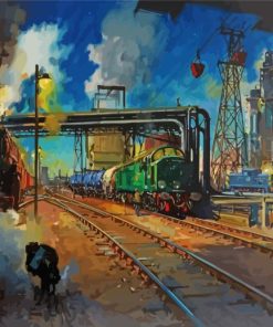 Service To Industry By Terence Cuneo Paint By Numbers