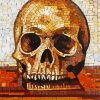 Skull Mosaic paint by number