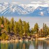 Snow Lake Tahoe Mountains Landscape Paint By Numbers