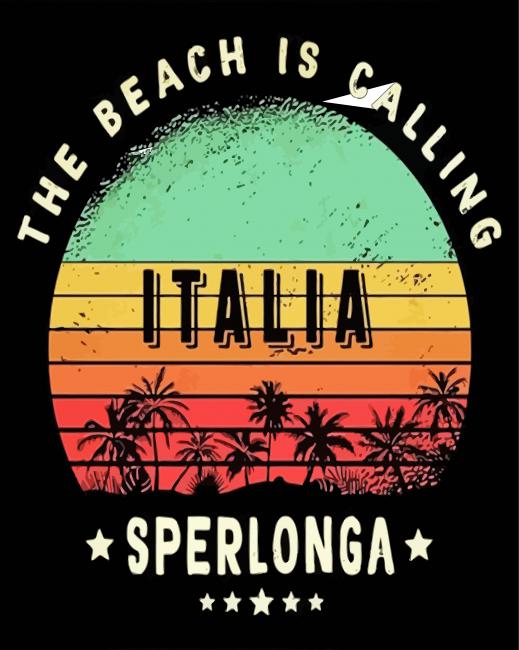 Sperlonga Italy Poster Paint By Numbers