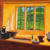 Sunny Kitchen Window View Paint By Numbers