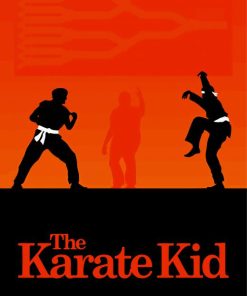 The Karate Kid paint by number