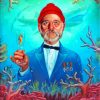 The Life Aquatic With Steve Zissou Character Art paint by number