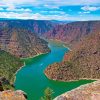 US Flaming Gorge Reservoir paint by number
