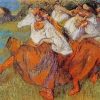 Ukrainian Dancers By Edgar Degas paint by number