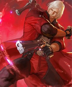 Video Game Devil May Cry Dante Devil paint by number
