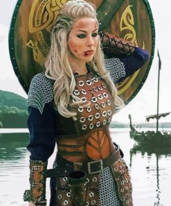 Viking Lady Paint By Numbers