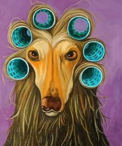 Afghan Hound paint by number