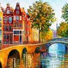 Amsterdam Autumn Art Paint By Numbers