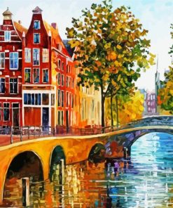 Amsterdam Autumn Art Paint By Numbers
