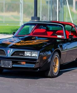 Black 78 Trans Am Paint By Numbers