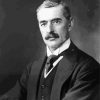 Black And White Neville Chamberlain Paint By Numbers
