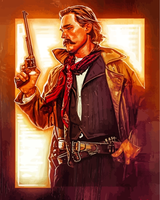 Cool Wyatt Earp Art paint by number