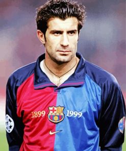 Luis Figo paint by number
