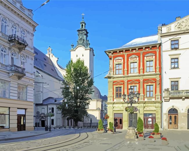lviv City Paint By Numbers