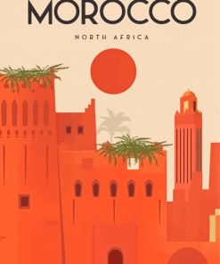 North Africa Morocco Poster Paint By Numbers