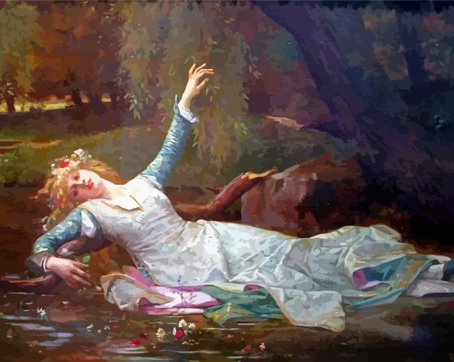 Ophelia By Alexandre Cabanel Paint By Numbers