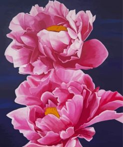 Pink Love Peony Paint By Numbers