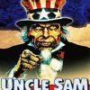 Scary Uncle Sam paint by number