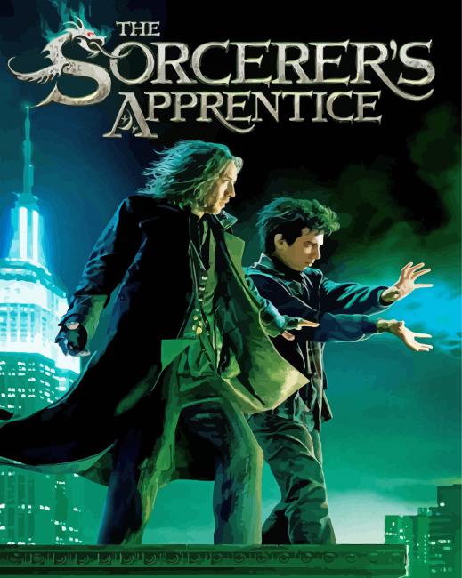 Sorcerers Apprentice Movie Poster Paint By Numbers