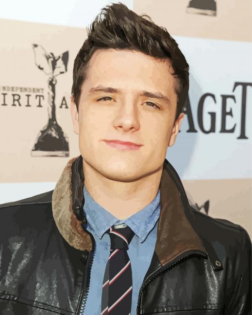 The Actor Josh Hutcherson paint by number