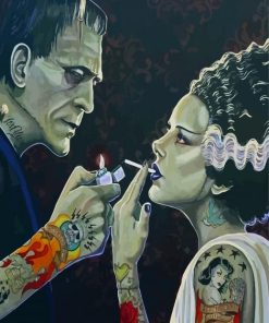 The Bride Of Frankenstein Paint By Numbers