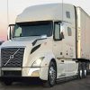 White Volvo Truck Paint By Numbers