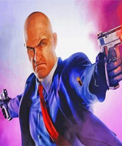 Hitman Game Paint By Numbers