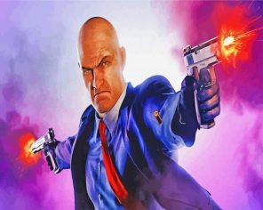 Hitman Game Paint By Numbers