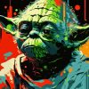 Old Yoda Pop Art Paint By Numbers